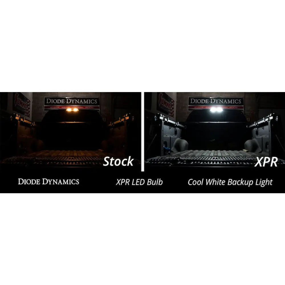 Diode Dynamc Increased Output With LED Appearance Backup Light Bulb DD0394P - White 921 Xpr Cool Pair