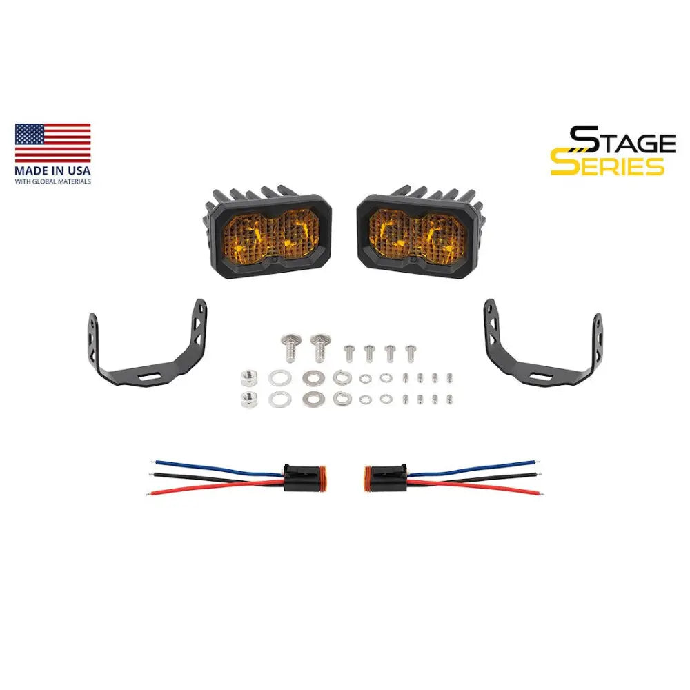 Diode Dynamc Limited Lifetime Warranty Driving/ Fog Light DD8094P - Yellow C2 2.0 Sport Combo Driving