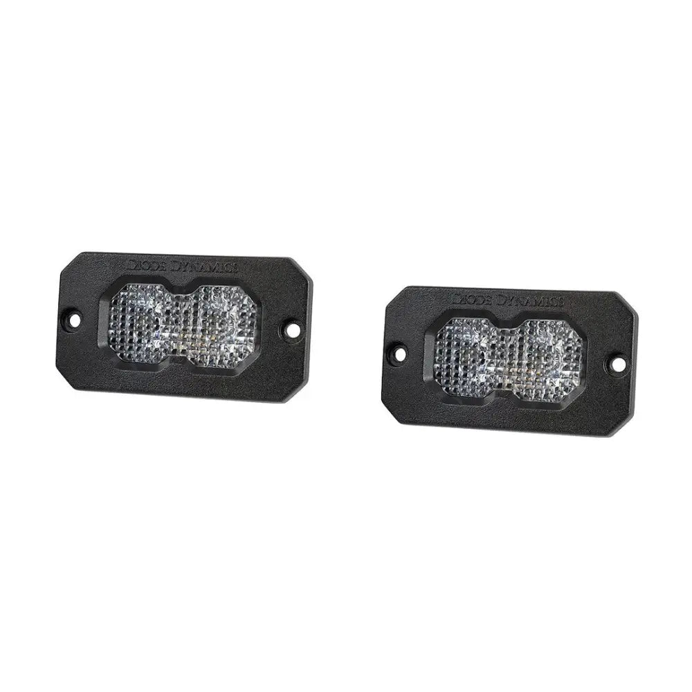 Diode Dynamc Limited Lifetime Warranty Driving/ Fog Light DD8120P - White C2 2.0 Sport Flood Flush Rbl