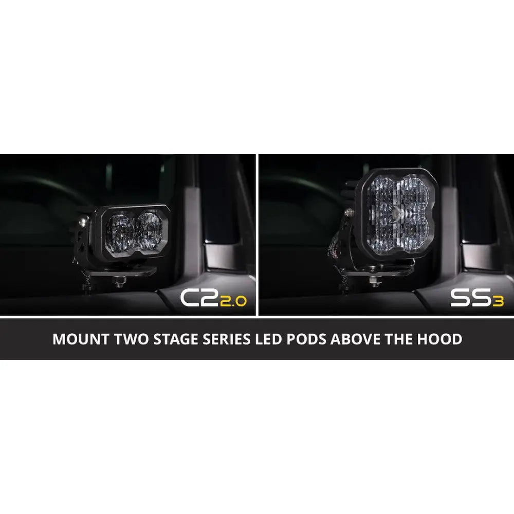 Diode Dynamc Low-Profile Design Driving/ Fog Light DD7558 - Stage Series Ditch Kit 20