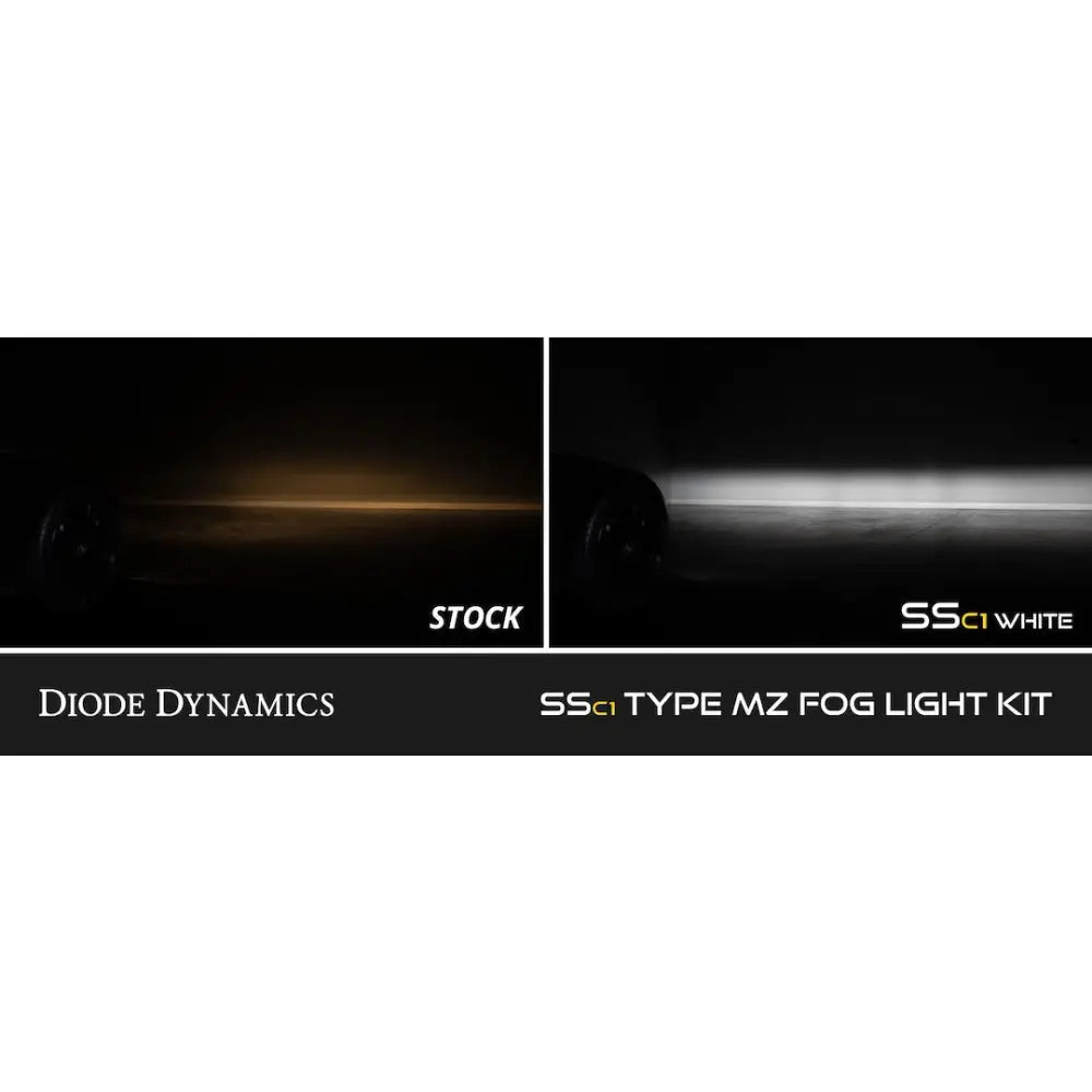 Diode Dynamc SAE-Compliant Road-Legal Output Driving/ Fog Light DD8445 - SSC1 Type MZ Led Kit Whit