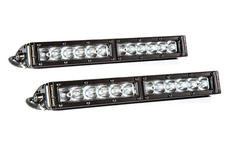 Diode Dynamics 12 In LED Light Bar Single Row Straight Clear Driving (Pair) Stage Series - DD5015P