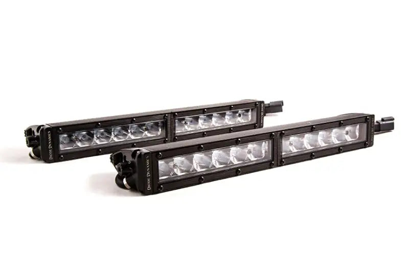 Diode Dynamics 12 In LED Light Bar Single Row Straight Clear Driving (Pair) Stage Series - DD5015P