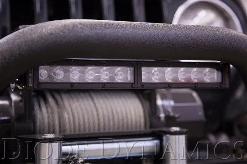Diode Dynamics 12 In LED Light Bar Single Row Straight Clear Wide Each Stage Series - DD5023S
