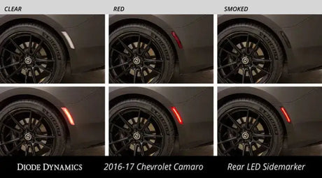 Diode Dynamics 16-21 Chevrolet Camaro LED Sidemarkers Smoked (set) - Lights