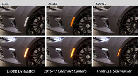 Diode Dynamics 16-21 Chevrolet Camaro LED Sidemarkers Smoked (set) - Lights