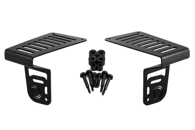 Diode Dynamics 18-21 Jeep JL Wrangler/Gladiator Cowl Mount LED Bracket Kit - DD6089