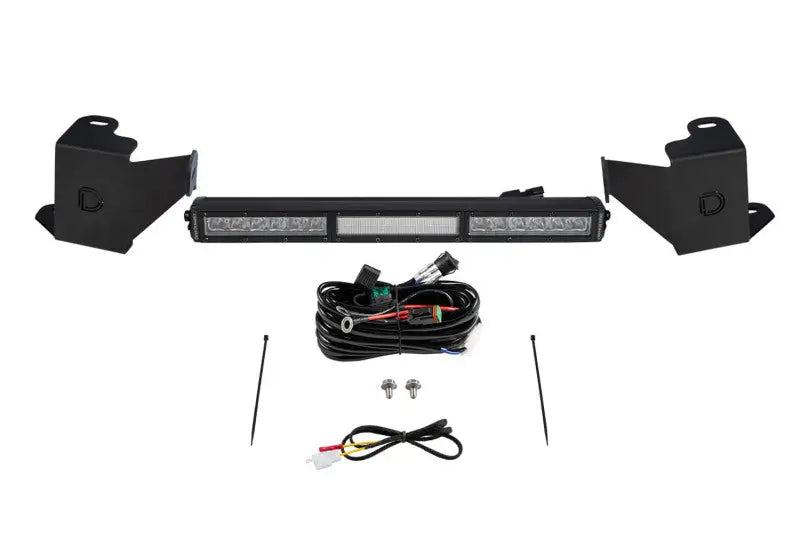 Diode Dynamics 2022 Toyota Tundra Stealth Bumper Light Bar Kit - White Combo - DD7412