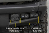 Diode Dynamics 21-Up Ford Bronco Stage Series Fog Pocket Kit - White Sport - DD7178
