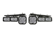 Diode Dynamics 21-Up Ford Bronco Stage Series Fog Pocket Kit - White Sport - DD7178
