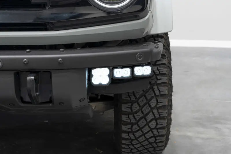 Diode Dynamics 21-Up Ford Bronco Stage Series Fog Pocket Kit - White Sport - DD7178