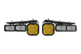 Diode Dynamics 21-Up Ford Bronco Stage Series Fog Pocket Kit - Yellow Sport - DD7179