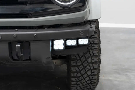 Diode Dynamics 21-Up Ford Bronco Stage Series Fog Pocket Kit - Yellow Sport - DD7179