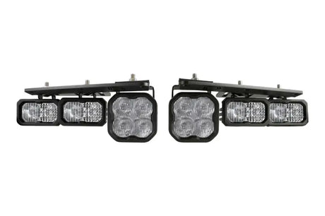 Diode Dynamics 21-Up Ford Bronco Stage Series Fog Pocket Kit - Yellow Sport - DD7179