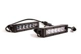 Diode Dynamics 6 In LED Light Bar Single Row Straight SS6 - White Wide Light Bar (Pair) - DD5022P