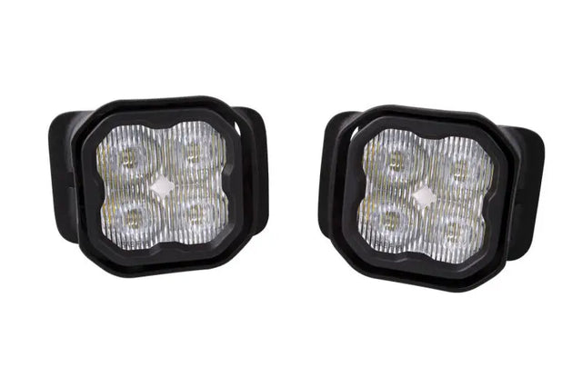 Diode Dynamics SS3 LED Pod Max Type F2 Kit - White SAE Fog - DD6694