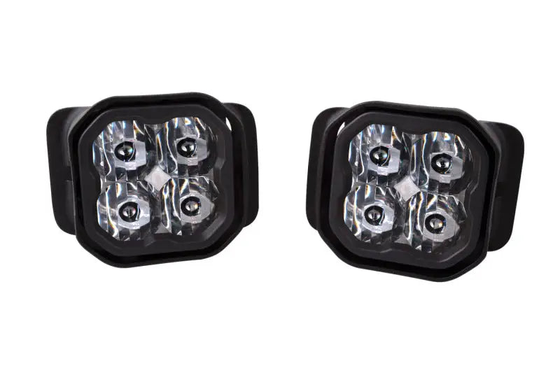 Diode Dynamics SS3 LED Pod Max Type F2 Kit - White SAE Fog - DD6694