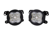 Diode Dynamics SS3 LED Pod Max Type M Kit - White SAE Fog - DD6688