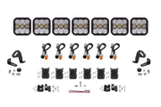 Diode Dynamics SS5 Sport Universal CrossLink 7-Pod Lightbar - White Combo - DD6800