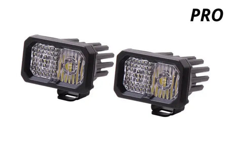 Diode Dynamics Stage Series 2 In LED Pod Pro - White Combo Standard ABL (Pair) - DD6409P