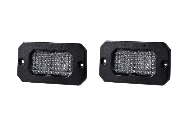 Diode Dynamics Stage Series 2 In LED Pod Pro - White Flood Flush RBL (Pair) - DD6436P