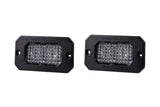 Diode Dynamics Stage Series 2 In LED Pod Pro - White Flood Flush RBL (Pair) - DD6436P