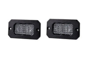 Diode Dynamics Stage Series 2 In LED Pod Pro - White Flood Flush RBL (Pair) - DD6436P