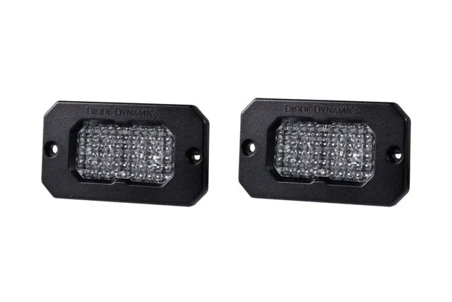 Diode Dynamics Stage Series 2 In LED Pod Pro - White Flood Flush RBL (Pair) - DD6436P