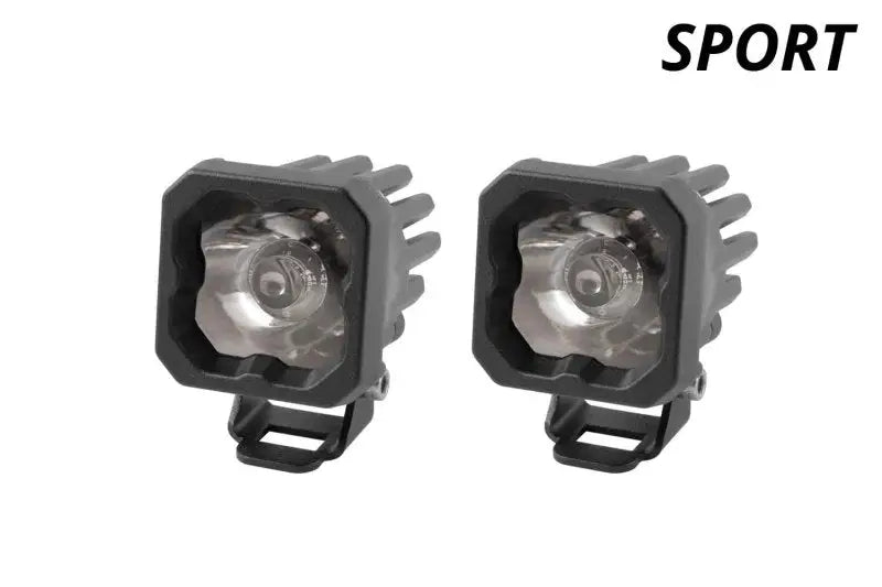Diode Dynamics Stage Series C1 LED Pod Sport - White Flood Standard ABL (Pair) - DD6445P