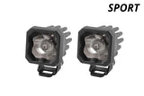 Diode Dynamics Stage Series C1 LED Pod Sport - White Flood Standard ABL (Pair) - DD6445P