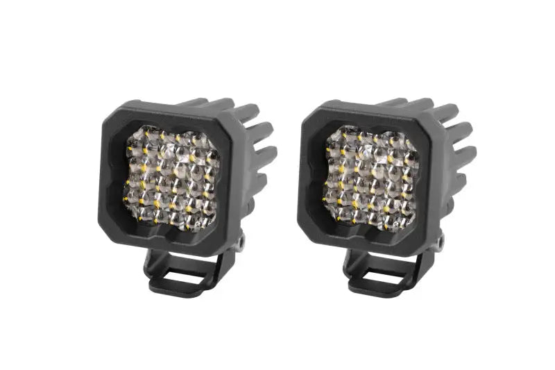 Diode Dynamics Stage Series C1 LED Pod Sport - White Flood Standard ABL (Pair) - DD6445P