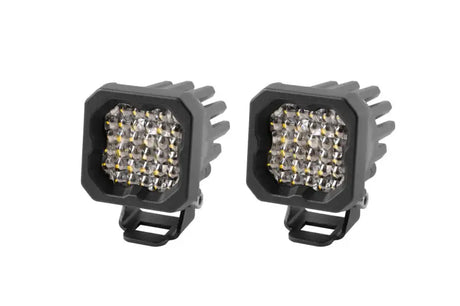 Diode Dynamics Stage Series C1 LED Pod Sport - White Flood Standard ABL (Pair) - DD6445P