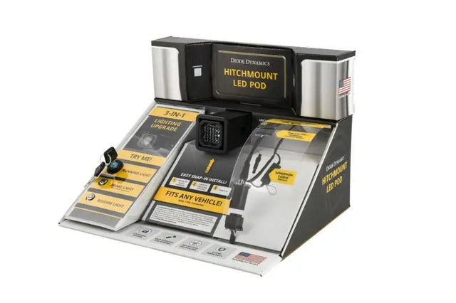 Diode Dynamics Stage Series HitchMount POP Countertop Display - Lights
