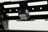 Black LED rock light mounted on metal rack for RV parts & accessories or powersports