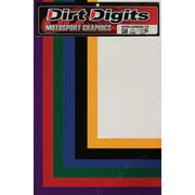 Dirt Digits Universal Number Plate Background