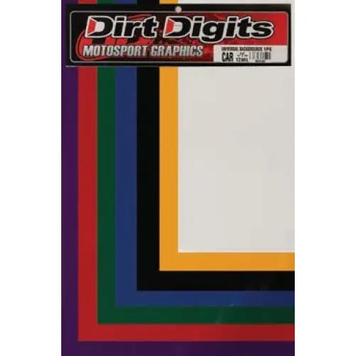 Dirt Digits Universal Number Plate Background