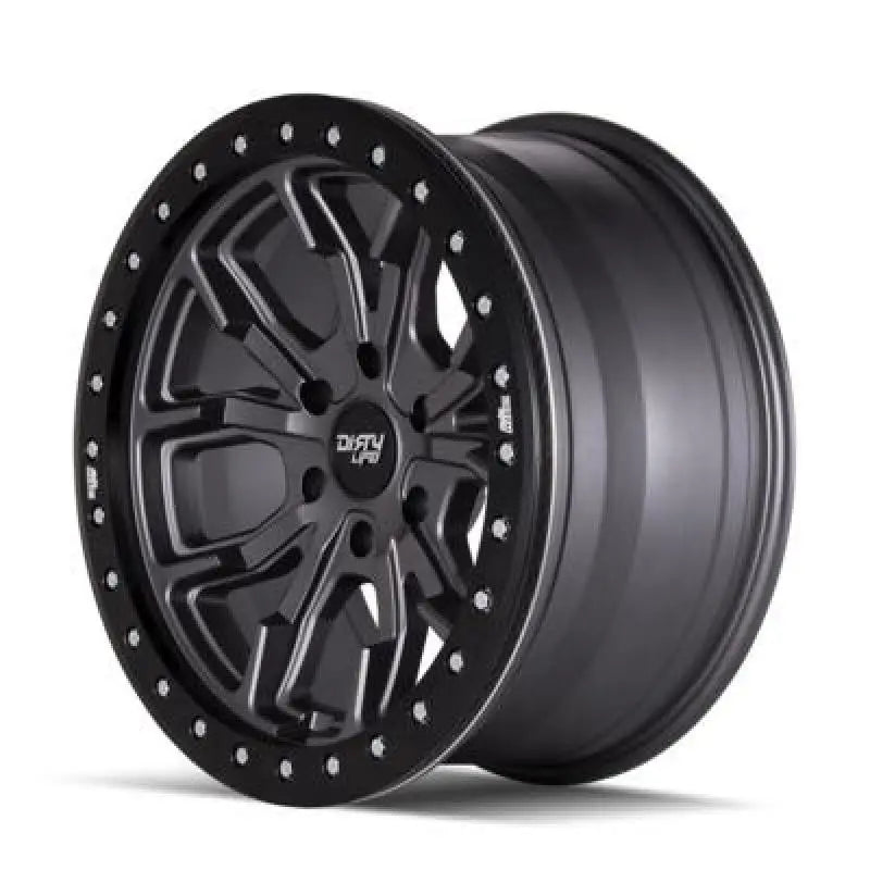Dirty Life 9303-7973MGT12 Dirty Life 9303 DT-1 17x9/5x127 BP/-12mm Offset/78.1mm Hub Matte Gunmetal Wheel - Beadlock
