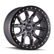 Dirty Life 9303-7973MGT12 Dirty Life 9303 DT-1 17x9/5x127 BP/-12mm Offset/78.1mm Hub Matte Gunmetal Wheel - Beadlock