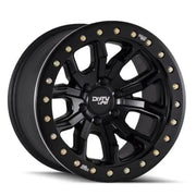 Dirty Life 9303 DT-1 Matte Black Beadlock Wheel - 17x9, 5x127 BP, -12mm Offset, 78.1mm Hub