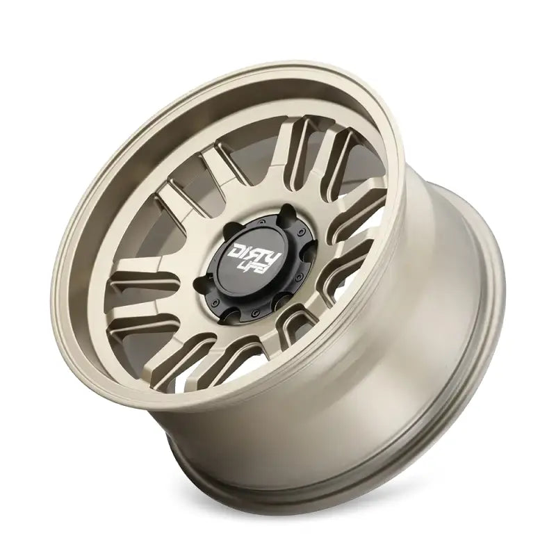 Dirty Life 9310 Canyon 17x9 / 6x139.7 BP / 0mm Offset / 106mm Hub Satin Gold Wheel - Truck & Automotive