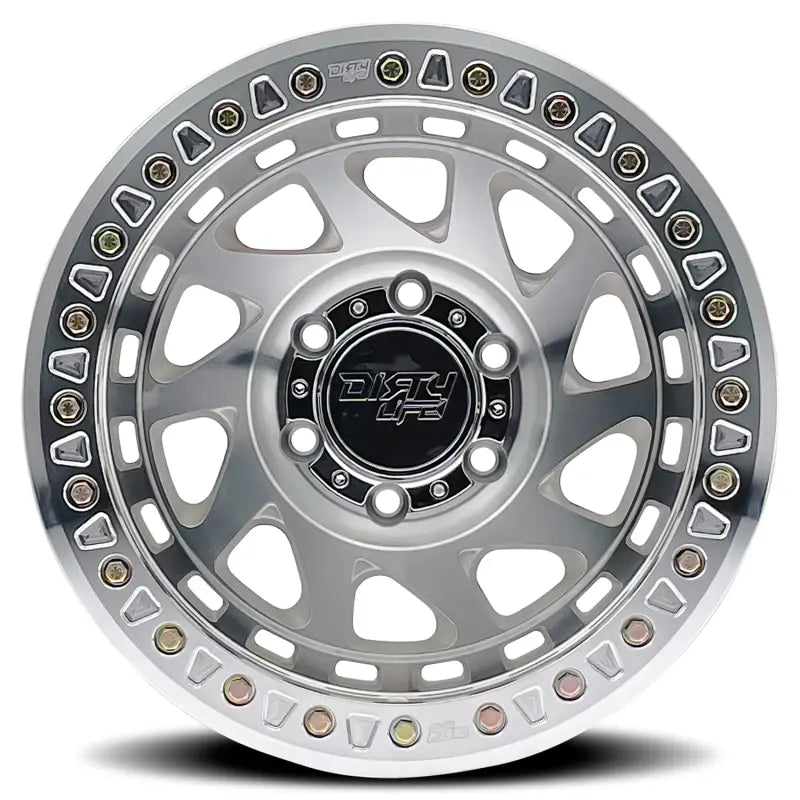 Dirty Life 9313-7983M38 Dirty Life 9313 Enigma Race 17x9 / 6x139.7 BP / -38mm Offset / 106mm Hub Machined Wheel