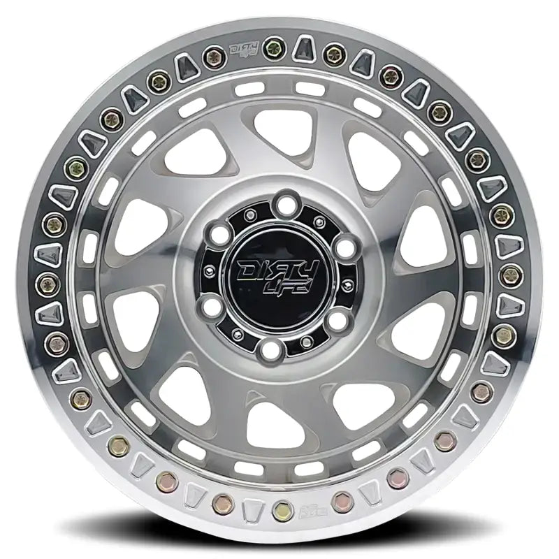 Dirty Life 9313 Enigma Race 17x9 / 8x170 BP / -12mm Offset / 125.2mm Hub Machined Wheel - Truck & Automotive