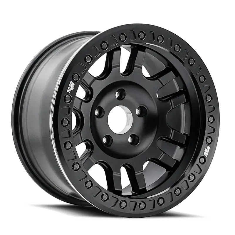 Matte black Dirty Life Canyon Race 17x9 off-road wheel for rugged adventures