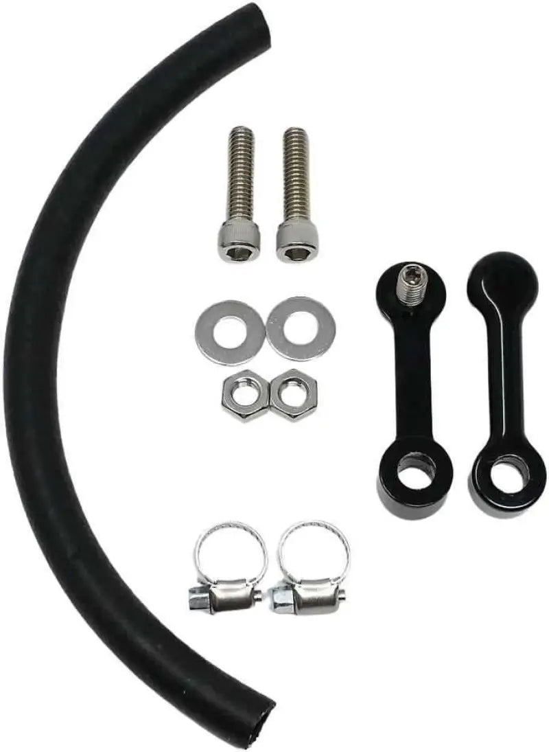 DK-TRG-TLK-1 Billet Tank Lift Kit 1" `99 Up Touring Powder Coat Blk