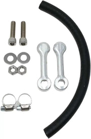 DK CUSTOM PRODUCTS DK-TRG-TLK-1-M Billet Tank Lift Kit 1" `99 Up Touring Machine Finish