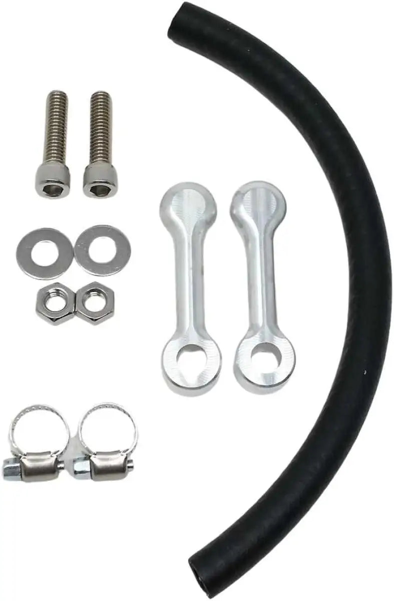 DK CUSTOM PRODUCTS DK-TRG-TLK-1-M Billet Tank Lift Kit 1" `99 Up Touring Machine Finish