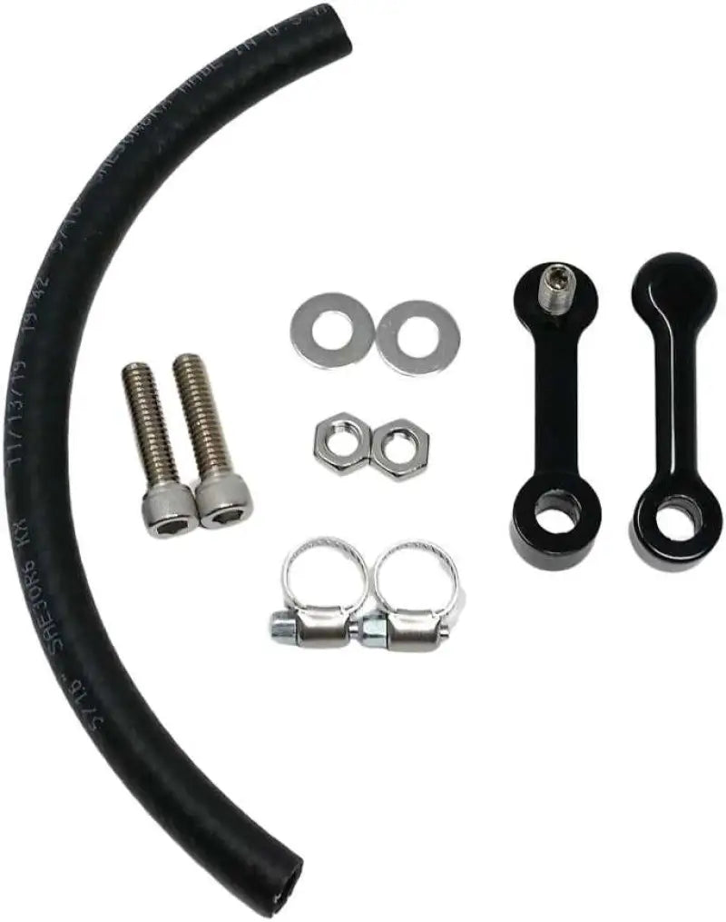 DK CUSTOM PRODUCTS DK-TRG-TLK-3 Billet Tank Lift Kit 3" `99 Up Touring Powder Coat Blk