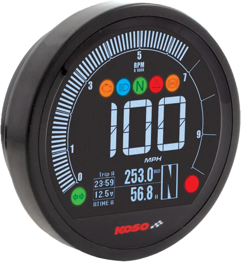 KOSO Dl 04 Speedo Black Universal