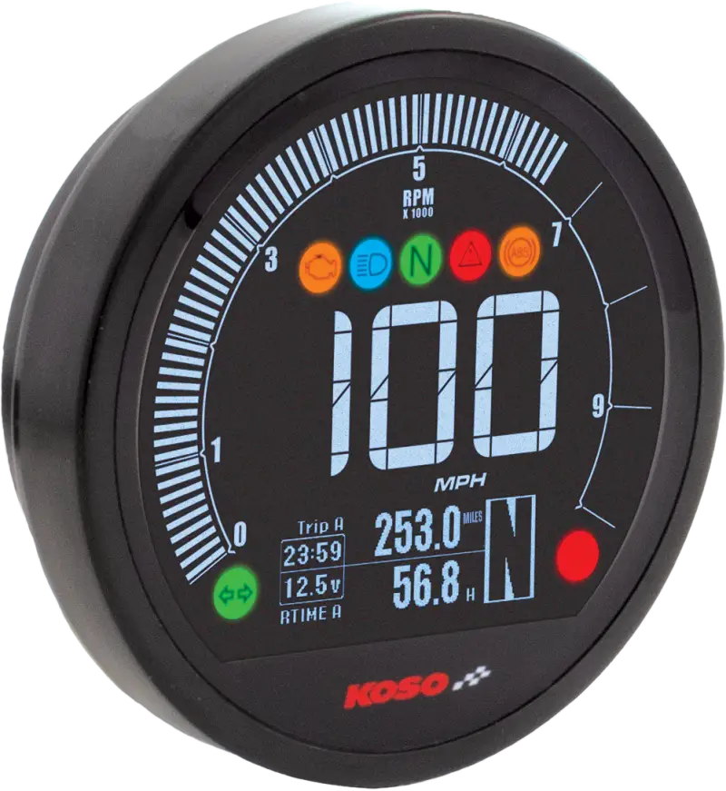 KOSO Dl 04b Speedo Black Yam