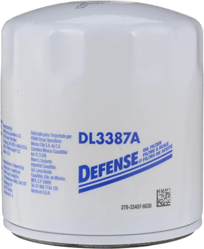 DL3387ABP Fram Spin-On Oil Defense - Bulk Pack